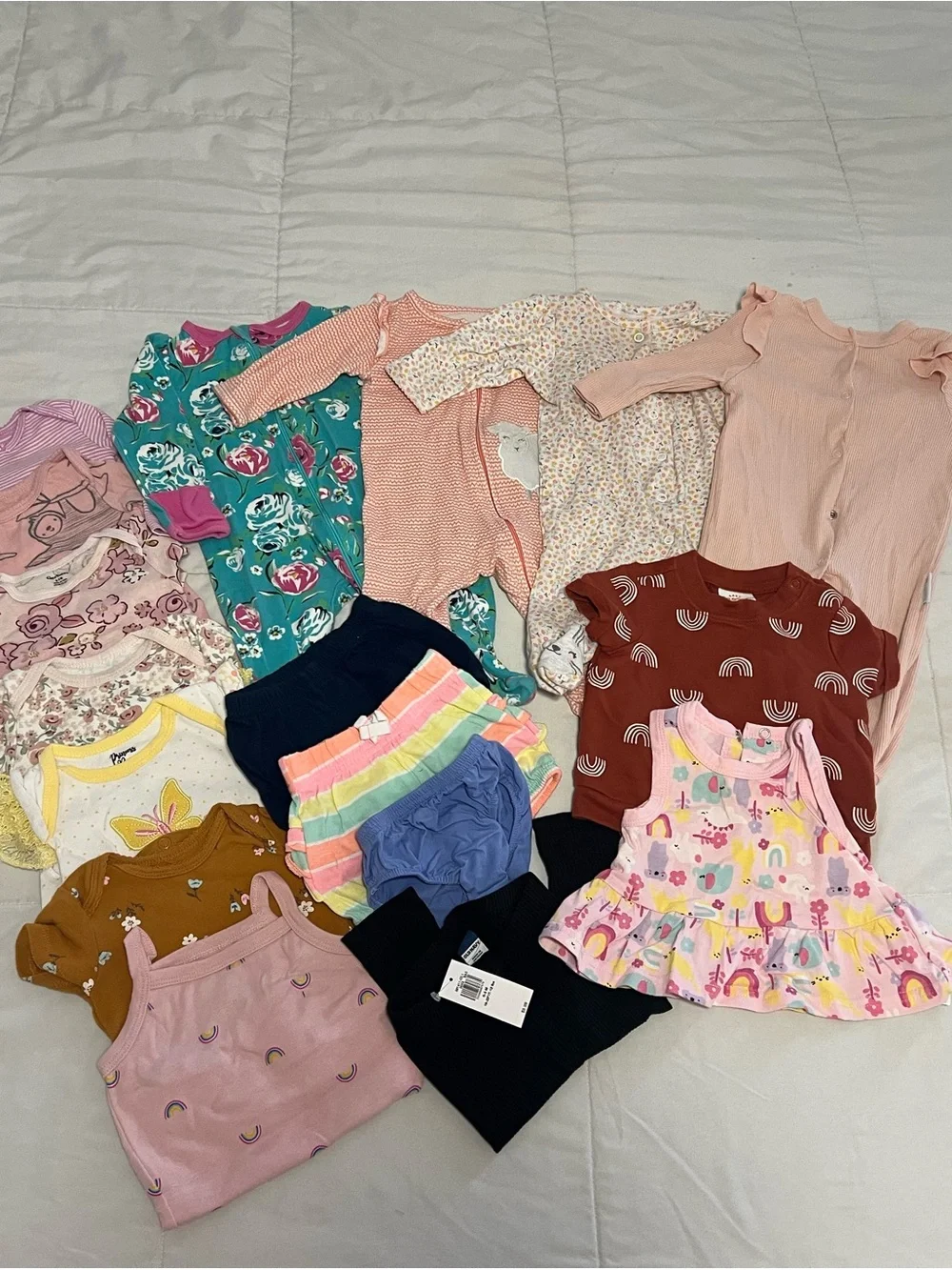 Baby Girls Mixed Clothing Bundle 0-3m